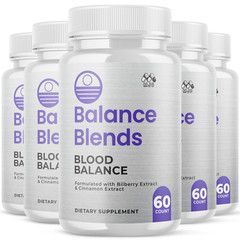 (5 Pack) Balance Blends Advanced Support Blood Supplement BalanceBlends 300 Caps