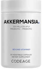 Codeage, Akkermansia , 30 Vegetable Capsules 100 million AFUs Chicory Probiotic