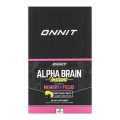 2 X Onnit, Alpha BRAIN� Instant, Blackberry Lemonade, 30 Packets, 0.16 oz (4.6