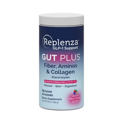 Replenza GLP-1 Support Daily Replenisher | Gut Plus | Mixed Berry | 11/2027
