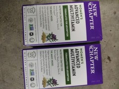 *Two* New Chapter Women’s Advanced Multivitamin. 120 Tablets x 2 for 240 total.