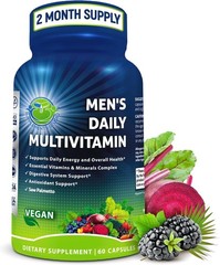 Vegan Methylated Multivitamin for Men and Women with Active Folate & Methyl B1
