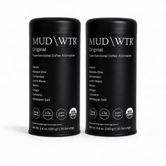 MUDWTR Original Organic Coffee Alternative 2-Pack | 30 Servings Each | Vegan