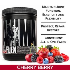 Universal Nutrition Animal Flex Training Powder Cherry Berry Flavor 30 servings