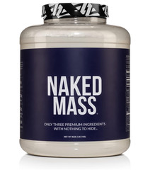 Naked Mass Weight Gainer Protein Powder 8LB 1250 Cal NSF GMO Free