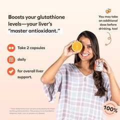 Cheers Protect Liver Support Supplement | L-Cysteine DHM Milk Thistle 30 Doses