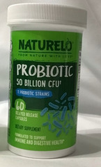 2X NATURELO Probiotic Digestive Health 50 Billion CFU, 11 Strains EXP 06/27