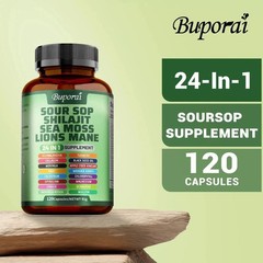 Soursop 120 Capsules – 24-in-1 for Skin, Joint & Bone Health Fast delivery