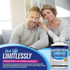 1~5x Magnesium 8 in 1 Complex 1000mg & Blood Sugar Blend Supplement Combo