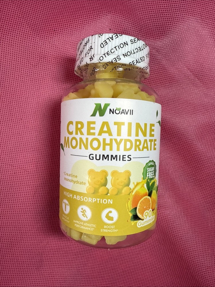Noavii Creatine Monohydrate Gummies 5000mg 90 Total Gummies FREE SHIPPING U4