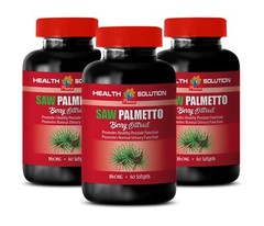 Saw Palmetto benefits – SAW PALMETTO – Scalp nourishment 3 Bottle