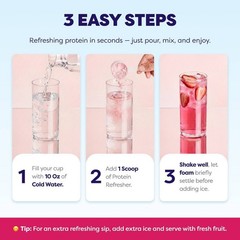 Javvy Strawberry Acai Clear Protein Refreshers – 9.2oz