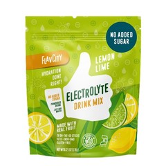 FlavCity Lemon Lime Electrolytes Powder Packets – 28 Hydration Packets – No A…