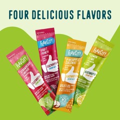 FlavCity Lemon Lime Electrolytes Powder Packets – 28 Hydration Packets – No A…