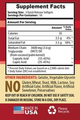 weight loss vitamins – MCT OIL PURE – medium chain triglycerides capsules 2B