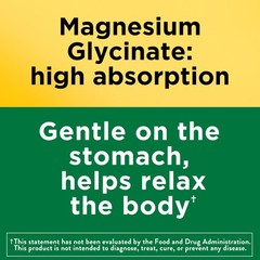 Nature Made Magnesium Glycinate 200 mg per Serving, 60 Count (Pack of 1)