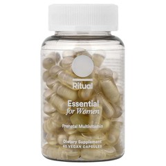 2 X Ritual, Essential for Women, Prenatal Multivitamin, Citrus, 60 Vegan Capsul