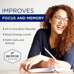 Ginkgo Biloba 120 Capsules Vitamins B6 B12 Improve Memory Focus Concentration