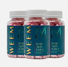 3 Pack WEEM Vegan Gummy Chews 60 Count Sugar Free Daily Dietary Supplement* US-