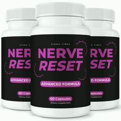 Nerve Reset Capsules, NerveReset Supplement for Nerve Health Support – 3 Pack
