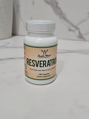 RESVERATROL Antioxidant Anti Aging 120ct Each DOUBLE WOOD SUPPLEMENTS