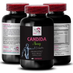 Aloe Vera Leaf – CANDIDA AWAY – Caprylic acid – Reishi mushroom extract 1Bottle