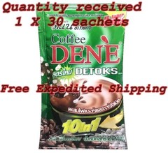 Dene Detox Coffee Drinks Fiber Cleansers Excrete Weight Loss Slimming 30 sachets