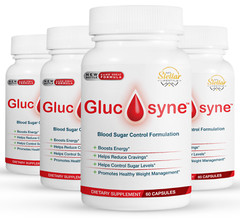 4 Pack Glucosyne, blood sugar control formula-60 Capsules x4