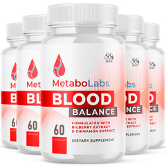 (5 Pack) Metabo Labs Advanced Support Blood Supplement MetaboLabs 300 Capsules