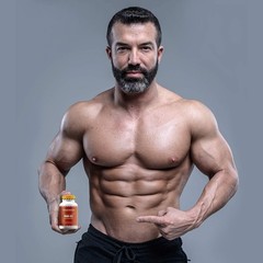 CrazyBulk Natural Alternative for Lean Mass & Strength 60 Caps Free Ship Pack 3