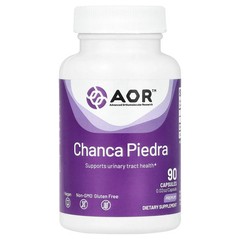 2 X Advanced Orthomolecular Research AOR, Chanca Piedra, 500 mg , 90 Capsules