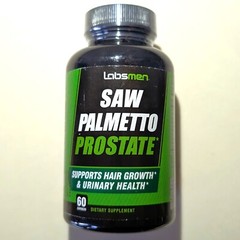 3X Formula Natural Prostate Health Supplements for Men Saw Palmetto Exp 01/2027