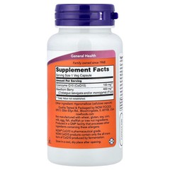 2 X NOW Foods, CoQ10 With Hawthorn Berry, 90 Veg Capsules
