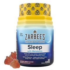Zarbee’s Melatonin Gummies 3mg Adults Sleep Support 60 Count