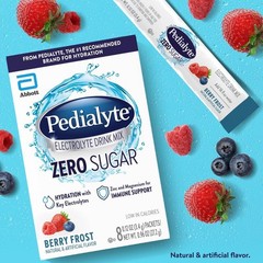 Electrolyte Drink Mix Zero Sugar Berry Frost 8 Packets Hydration Powder