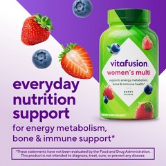 Adult Gummy Vitamins for Women with 10% More Vitamins A, C, & E, 120 Count