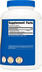 Nutricost Fenugreek Seed 675mg, 240 Capsules – Gluten Free & Non-GMO