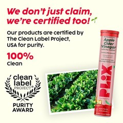 THE PLANT FIX ACV Effervescent Tablets Daily Wellness Supplement