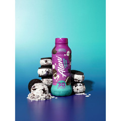 Alani Nu Protein Shake, Cookies & Cream, 12 fl oz, 4 Pack, Bottles, 30g Protein,