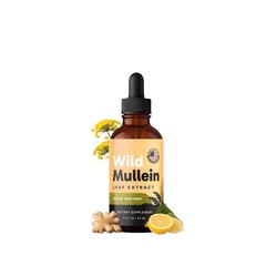 All-Natural Mullein Drops With Ginger & Lemon For Lung Cleansing Formula Brand