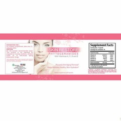Skin Restore Anti-Aging Collagen Supplement Noni Fruit Weight Management 60 Caps