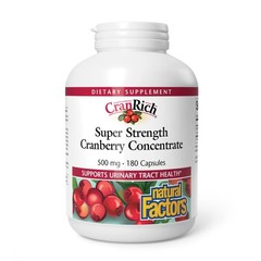 Natural Factors CranRich Super Strength Cranberry Concentrate – Antioxidant