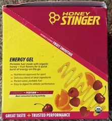 Stinger Energy Gel, Gluten Free & Caffeine Free. Exp:01/18/2027