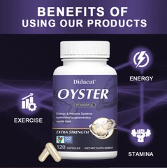 Enhancement Libido Supplement Oyster Extract Powder – 1000 mg Per Serving