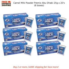 6x Abu Dhabi Camel Milk Powder 25g x 20’s High Protein Calcium Easy to Digest