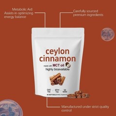 300 Softgels Ceylon Cinnamon Extract Highly Bioavailable with MCT Oil Supplement