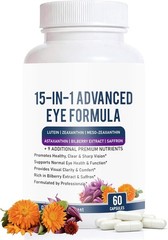 VisioVance 15 in 1 Advanced Eye Formula – Neurobella Eye Formula with All 3 C…