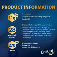 1 X Abbott Ensure Gold Plant‑Based Almond 800g Middle-Age & Elderly Milk