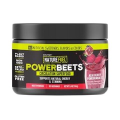 Nature Fuel Power Beets Super Concentrated Non-GMO Beet Juice Powder 30 Servings