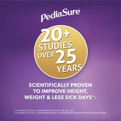4 X Abbott Pedia Sure Complete Nutrition Growth 1-10 Years Plain 800g